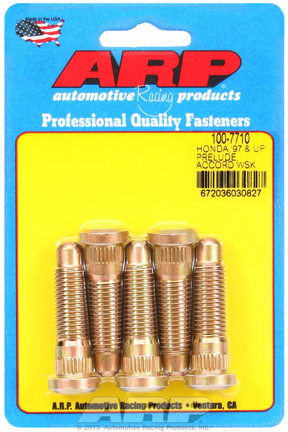 Wheel Stud Kit for Honda Stock Replacement (1997 & Later)