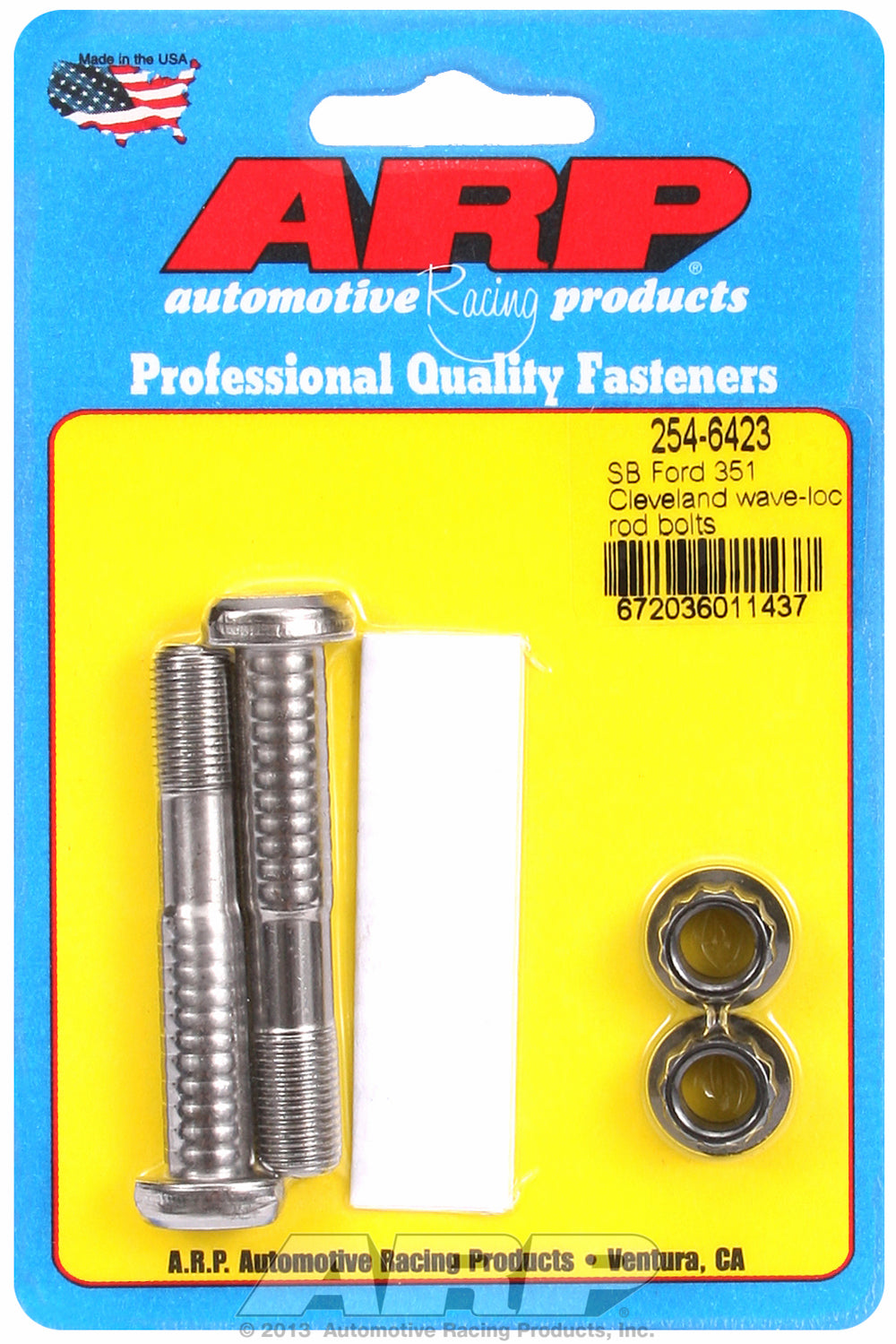 Pro Wave ARP2000 2-pc Rod Bolt Kit for Ford 351 Cleveland