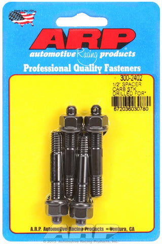 1/2˝ spacer (drilled for NASCAR wire seal) Carb Stud Kit 2.225in OAL
