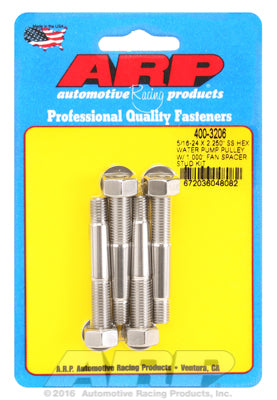 Universal 1.000˝ fan spacer, broached ARP Stainless / Polished - Hex Head 1/2in Wrenching