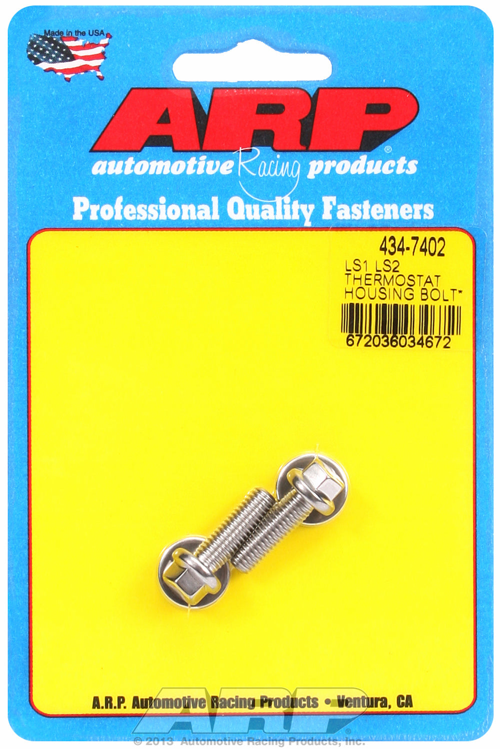 Thermostat Housing Bolt Kit for Chevrolet LS Series Stainless - Hex Head