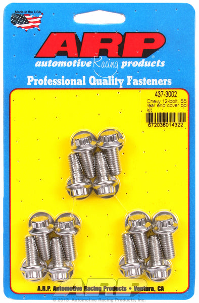 ARP S/S Rear End Cover Bolt Kit - 12-Bolt Chevy ARP S/S Rear End Cover Bolt Kit - 12-Bolt Chevy