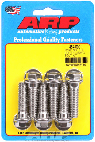 Bellhousing Bolt Kit for Ford 289-302-351W small block - Automatic Transmission Stainless Hex Head