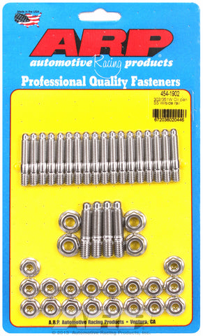Hex Head Stainless Oil Pan Stud Kit for Ford 302-351W (late model with side rails)