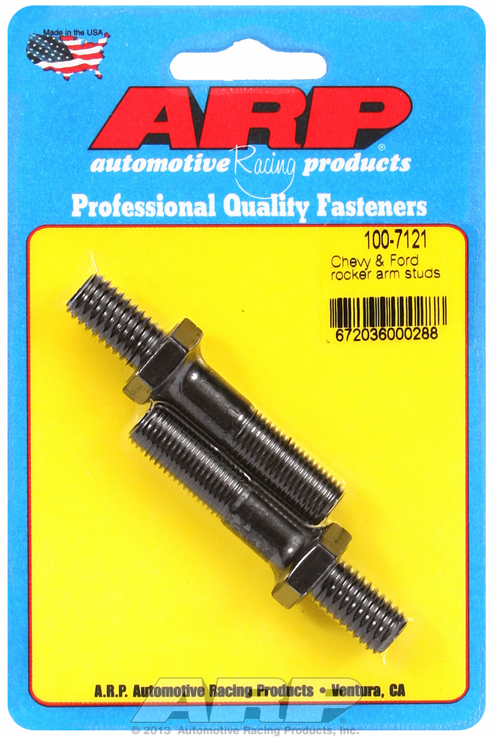 High Performance Rocker Arm Stud Kit w Roller Rockers and Stud Girdle 2-Pack