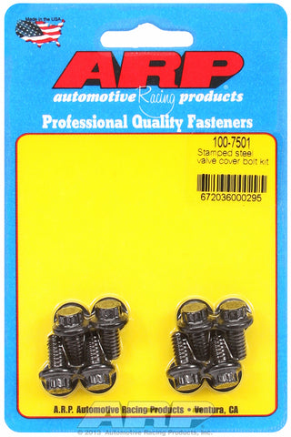 Valve Cover Bolt Kit for Stamped Steel Covers 1/4-20 thread, 0.515in UHL QTY: 8 12-pt Head