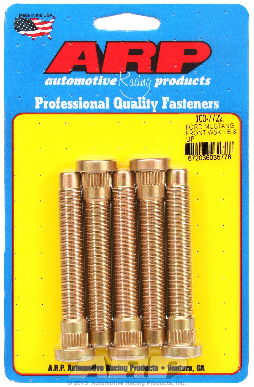 Wheel Stud Kit for Ford Mustang '05 & Up Front Axle