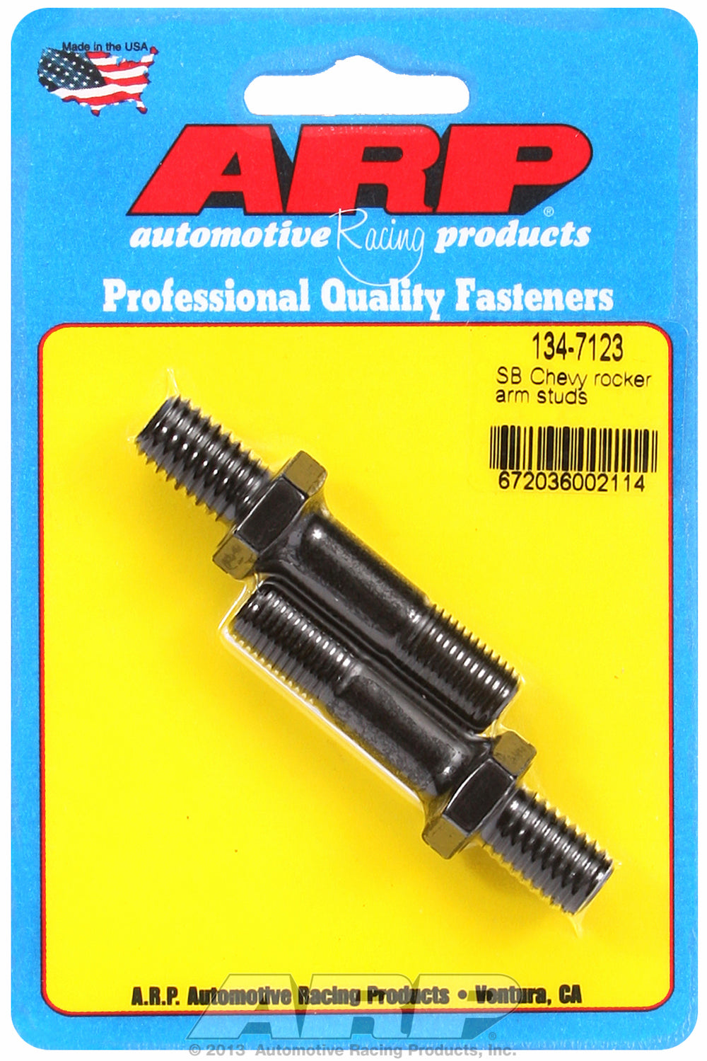 High Perf. 2-pack Rocker Arm Studs for 7/16˝ typical small block application