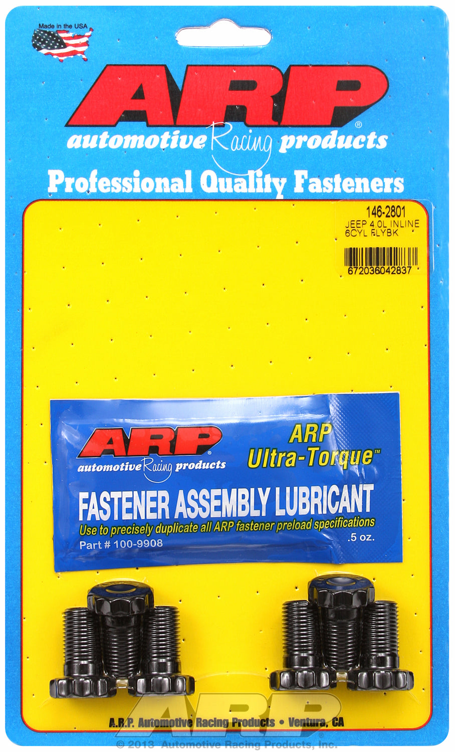 ARP Flywheel Bolt Kit Jeep 4.0L Inline 6-Cylinder ARP Flywheel Bolt Kit Jeep 4.0L Inline 6-Cylinder