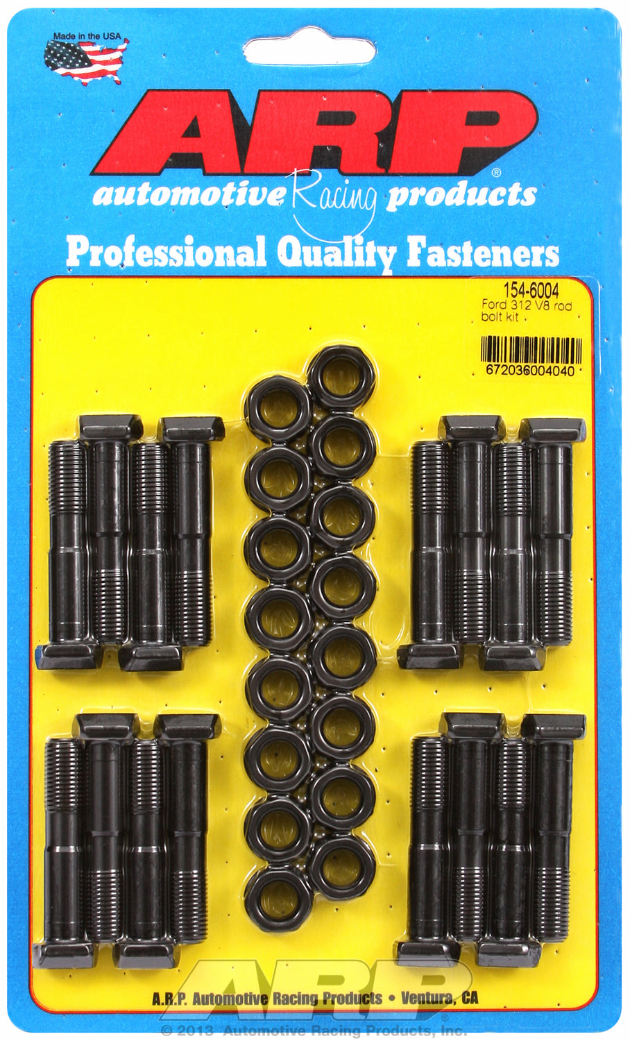 Hi-Perf 8740 Complete Rod Bolt Kit for Ford 239-256-272-292 Y block (rod marked ECZ)