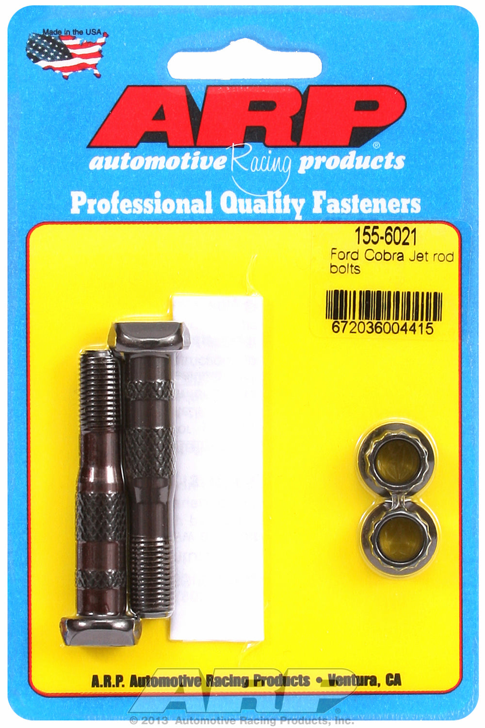 Hi-Perf 8740 (2-pc) Rod Bolt Kit for Ford 428 Cobra Jet (replacement for 13/32˝ bolt)