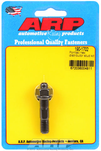 Distributor Stud Kit for Pontiac Black Oxide - Hex Head