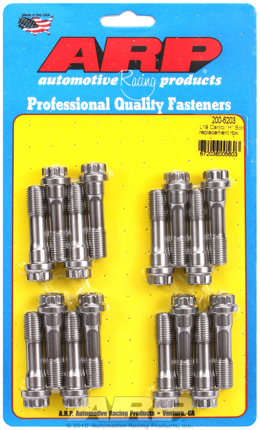 L19 General Replacement Rod Bolt Kit Complete Carillo H