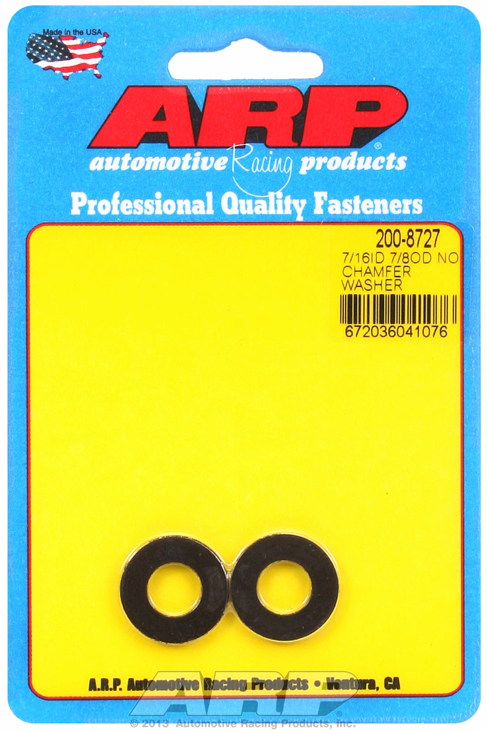 Black Oxide 2-PC PackSAE Special Purpose Washers