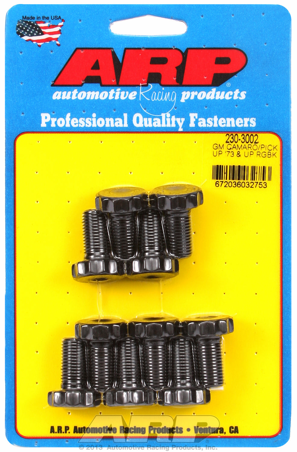 Ring Gear Bolt Kit for GM 7.2˝, 7.5˝, 7.625˝ and 8.5˝ 10-bolt