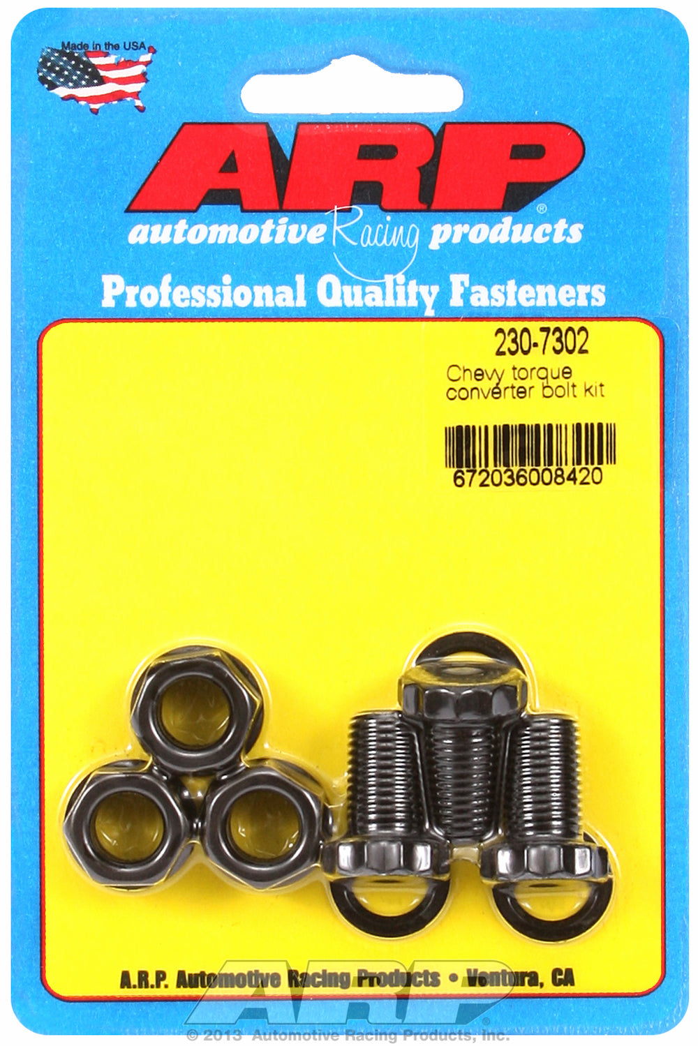 Pro Series Torque Converter Bolts for GM Powerglide, TH350 & TH400 w/ most aftermarket converter