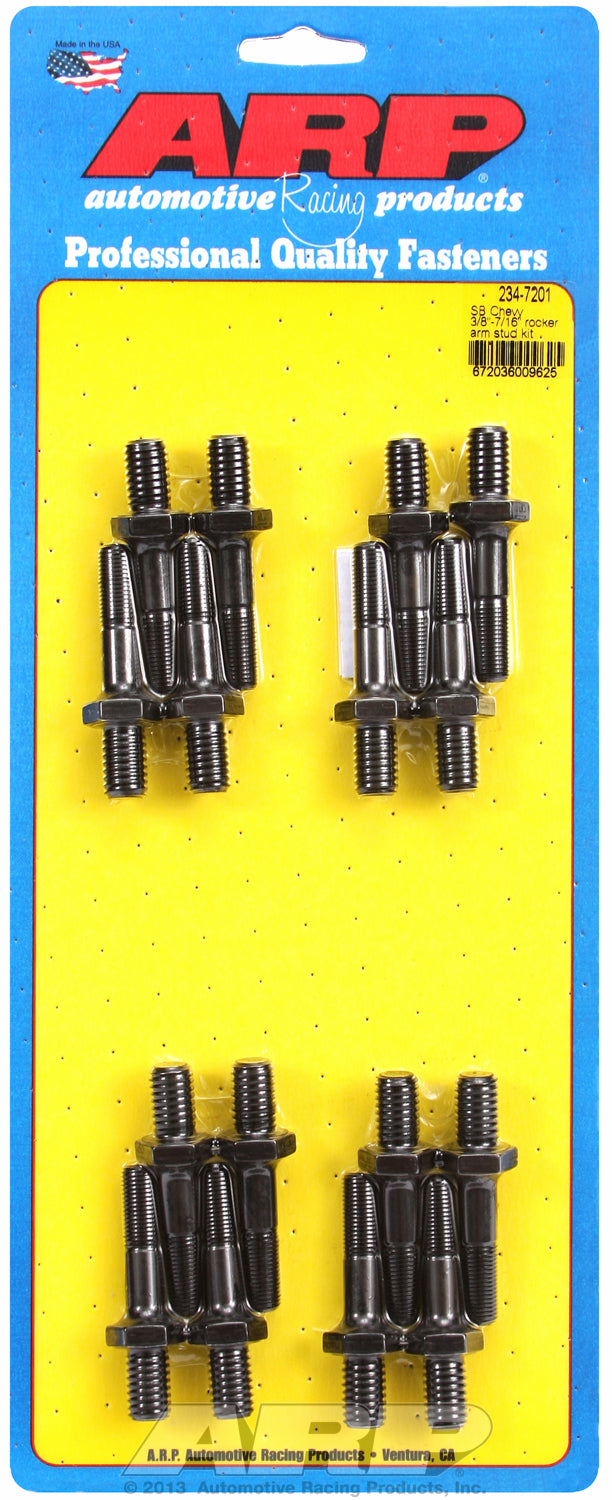 Pro Series Rocker Arm Studs for 3/8˝ typical small block application Fits most stock SBChevy with 7/