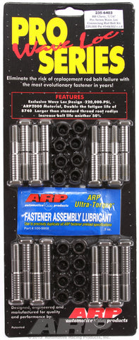 Pro Wave ARP 2000 Complete Rod Bolt Kit for Chevrolet 454-502 cid 7/16˝ with 12 pt nuts