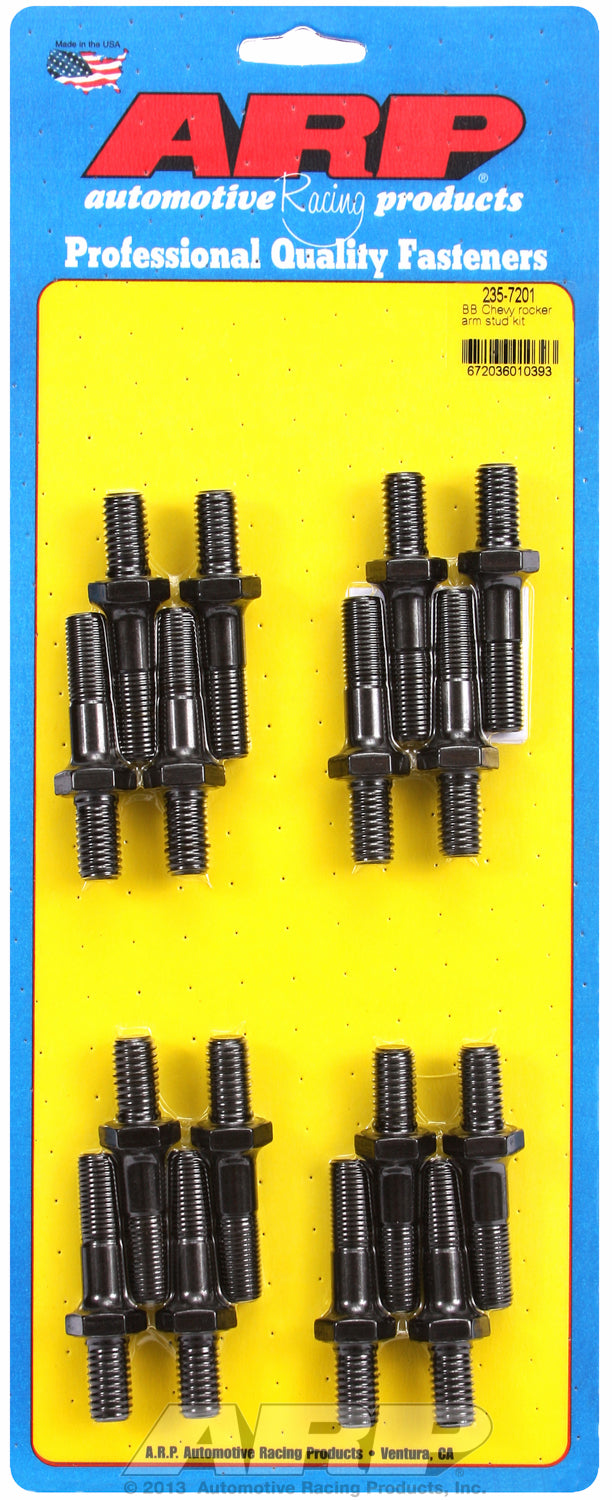 Pro Series Rocker Arm Studs for 7/16˝ typical big block application These parts have a shank portion