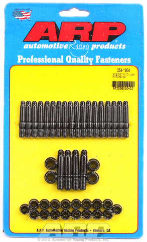 12-Pt Head Black Oxide Oil Pan Stud Kit for Ford 302-351W (late model with side rails)