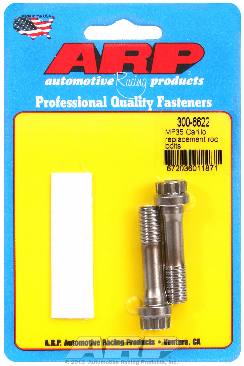 ARP3.5 General Replacement Rod Bolt Kit 2-pc