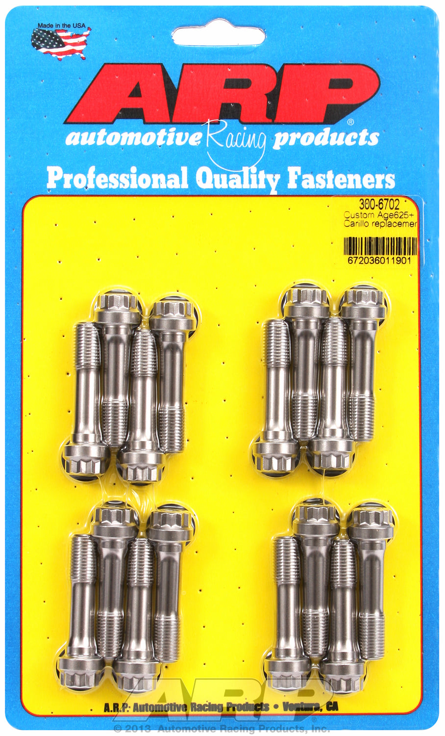 Custom Age 625+ General Replacement Rod Bolt Kit Complete - Set of 16
