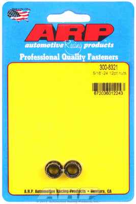 5/16in  8740 Black Oxide 12-pt Nut Kit