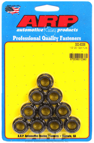 1/2in  8740 Black Oxide 12-pt Nut Kit