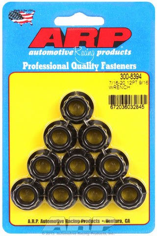 7/16in  8740 Black Oxide 12-pt Nut Kit