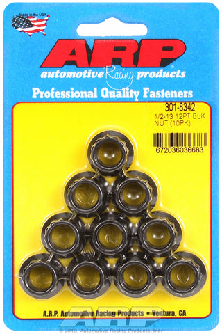 1/2in  8740 Black Oxide 12-pt Nut Kit
