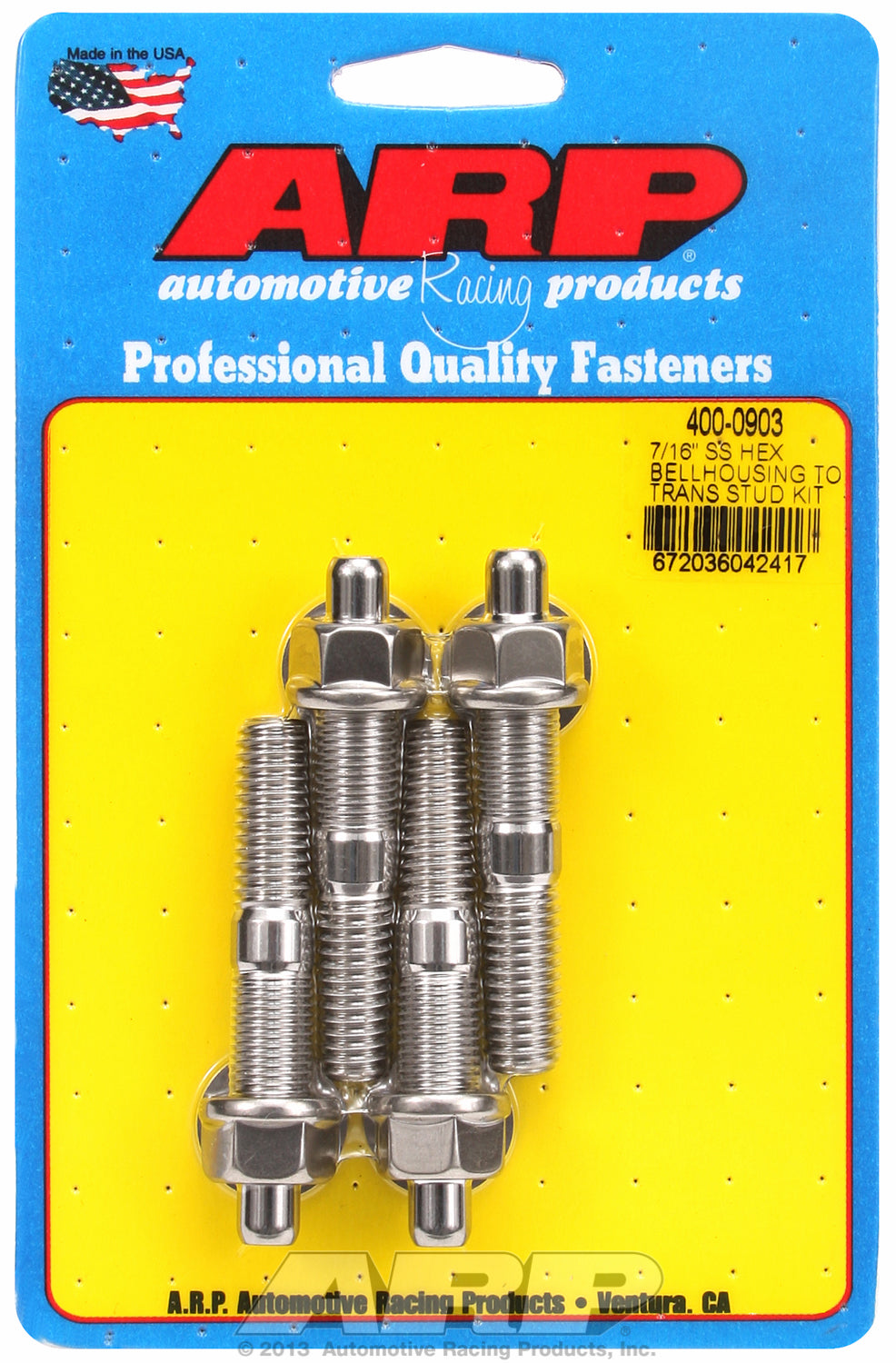 ARP 7/16 12pt Stud Kit Bellhousing to Trans ARP 7/16 12pt Stud Kit Bellhousing to Trans