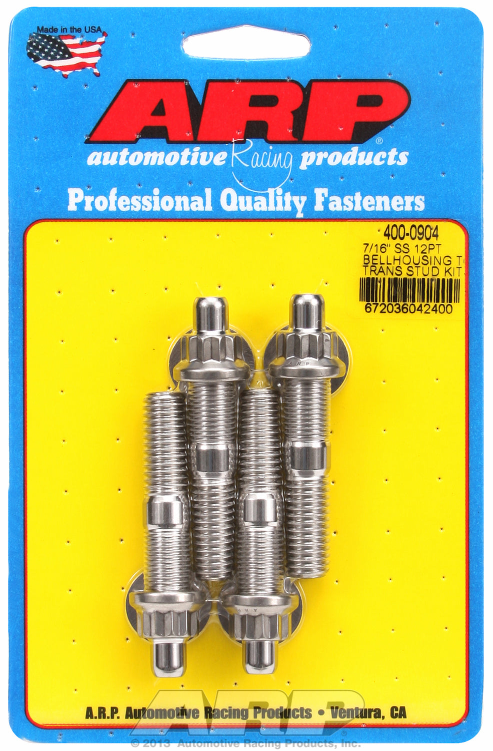 ARP 7/16 12pt Stud Kit Bellhousing to Trans ARP 7/16 12pt Stud Kit Bellhousing to Trans