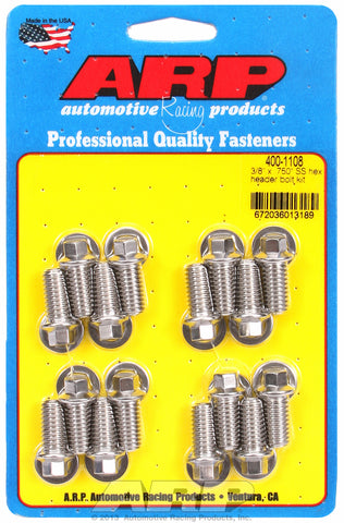 Header Bolt Kit For Universal Bolt kit, 5/16˝ wrench Stainless Hex Head