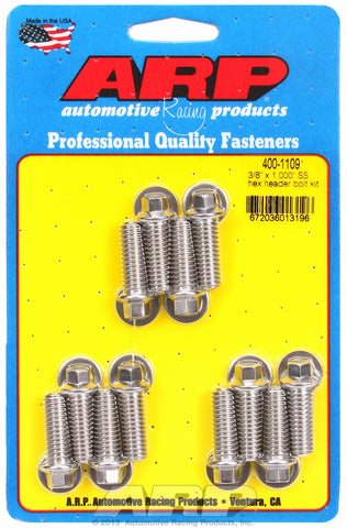 Header Bolt Kit For Universal Bolt kit, 5/16˝ wrench Stainless Hex Head