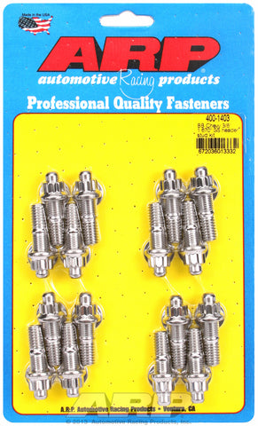 Header Stud Kit for Chevrolet 3/8˝ dia. stud Stainless 12-Pt Head