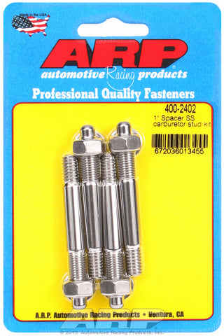 1˝ spacer Carb Stud Kit 2.7in OAL