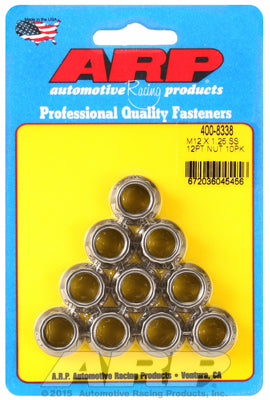 M12in  ARP Polished Stainless Steel 12-pt Nut Kit