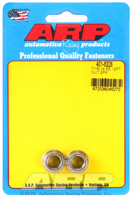 7/16in  ARP Polished Stainless Steel 12-pt Nut Kit