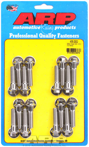 Hex Head Stainless Intake Manifold Bolts for Chevrolet 502 cid, 1.500˝ U.H.L.