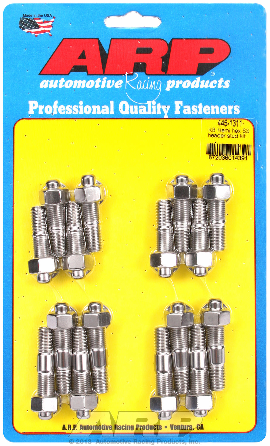 ARP Oil Pan Stud Kit - KB Hemi w/12pt Nuts ARP Oil Pan Stud Kit - KB Hemi w/12pt Nuts