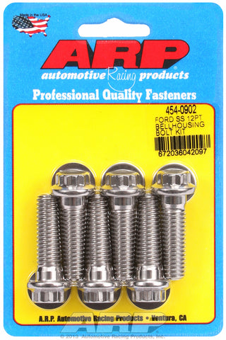 Bellhousing Bolt Kit for Ford 289-302-351W small block - Automatic Transmission Stainless 12-Pt Head
