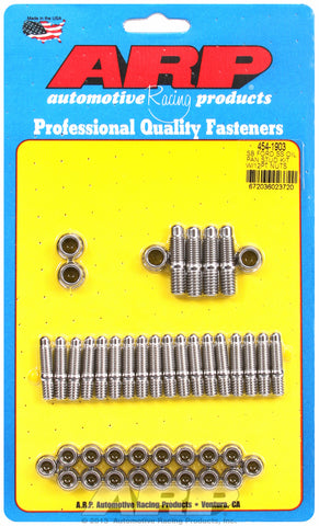 12-Pt Head Stainless Oil Pan Stud Kit for Ford 289-302-351C & 351W (early model)
