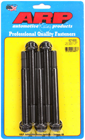 1/2-13 x 5.000 12pt black oxide bolts