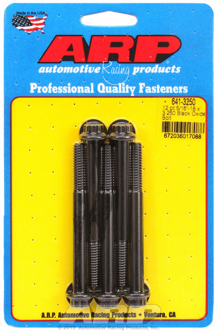 5/16-18 x 3.250 12pt black oxide bolts