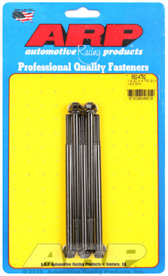 1/4-20 X 4.750 hex black oxide bolts