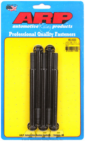 3/8-16 X 5.000 hex black oxide bolts