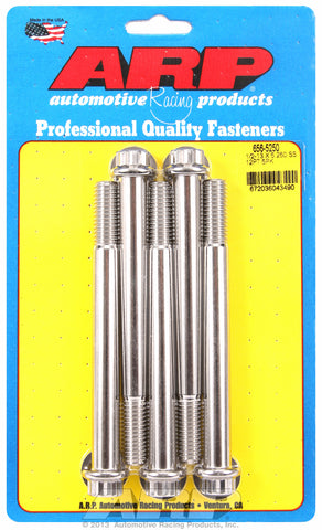 1/2-13 x 5.250 12pt SS bolts
