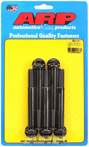 M12 x 1.50 x 100 hex black oxide bolts