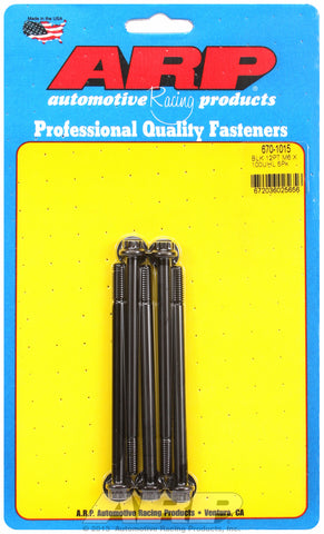 M6 x 1.00 x 100 12pt black oxide bolts