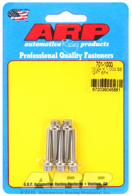 ARP Bolt Kit - SS 12pt 5pk 10-24 x 1.000 ARP Bolt Kit - SS 12pt 5pk 10-24 x 1.000